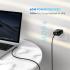 UGREEN US255 USB-C to 90° Angled USB-C Cable 1M – Gray/Black | 50123 UGREEN US255 USB-C to 90° Angled USB-C Cable 1M – Gray/Black | 50123